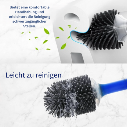 SprayClean Silikon Toilettenbürste mit nachfüllbarem Wassersprühkopf